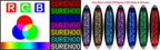 Surenoo 162 16X2 1602 5.0V Character LCD Module Display Screen LCM FSTN Positive Negative 7 RGB Colors Backlight