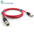 BNC plug to  BNC plugs  , SDI pigtail. Camera RF coaxial cable,  Canare LV-61S 75ohm camera video signal SDI transmission line