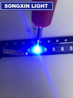 100pcs 0805 (2012) SMD LED Emitting Diode Kit Lamp Chip Light Beads Warm White Red Green Blue Yellow Orange UV Pink Micro 3V SMT