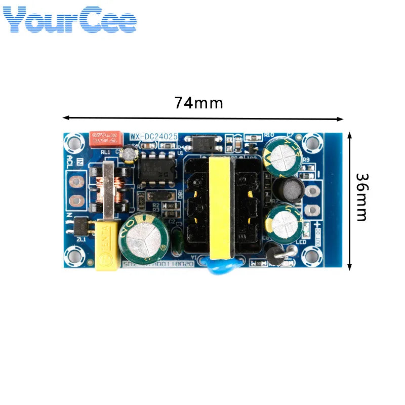 AC-DC Isolated Switch Power Supply Module AC 100-265V to DC 12V2A / 24V1A Switching DC24025 12V 24W 25W AC 100V~265V Original