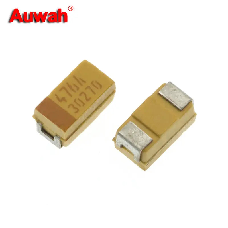 10pcs 47uF 6.3V 10V 1206 Type A SMD Tantalum capacitor TAJA476M006RNJ TLJA476M010R0600 476J 476A New original