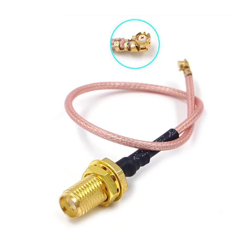 RP SMA Female to U.FL RG178 Cable Sockets Jack Connectors Adapter for Wifi Router GPS AP NEW Wholesale