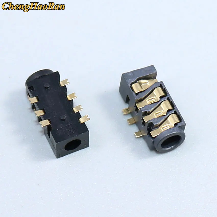 PJ Series 3.5mm Stereo Female Socket with Screw Audio Headphone Jack 3P Vertical Double Channel Connector 393 358 313 306（1-20）