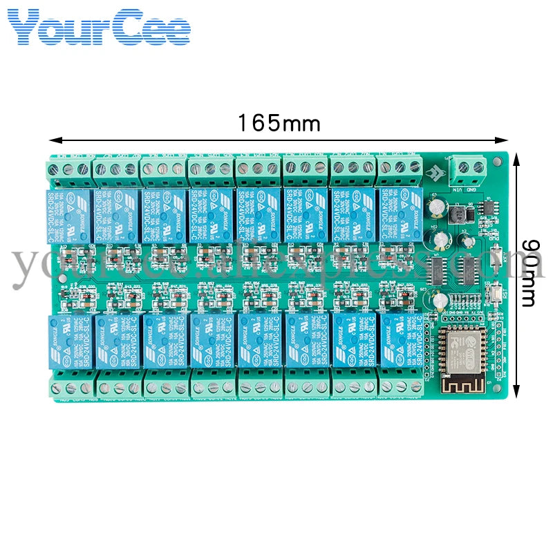 ESP8266 1/2/4/8/16 Channel Way Wireless Relay Module AC/DC ESP ESP-12F WIFI Development Board