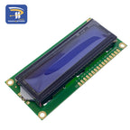 LCD1602 PCF8574T PCF8574 IIC/I2C / Interface 16x2 Character LCD Display Module 1602 5V Blue/ Yellow Green Screen For Arduino DIY
