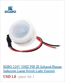 1~4PCS DC 12V 24V 6A Automatic Adjust PIR Motion Sensor Switch IR Infrared Detector Light Switch Module for LED Strip Light Lamp
