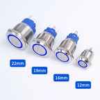 Button Switch 12/16/19/22mm Momentary Latching Fixed Push On Off Power Start Stop Electric LED Light 3V 6V 12V 24V 220V