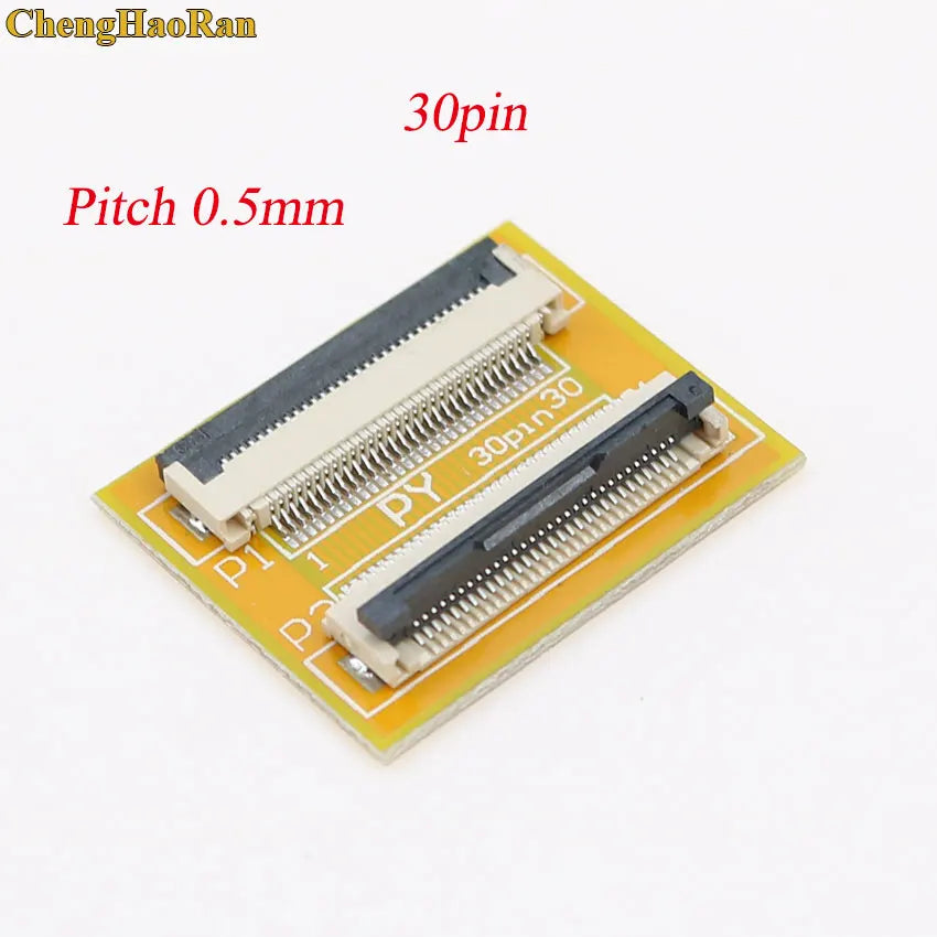 ChengHaoRan 1pc FPC FFC Flexible Flat Cable Extension Board 0.5 Pitch 6pin 10pin 12pin 24pin 30pin 40pin 50pin 60pin Connector