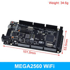 TZT Mega2560 ATMEGA16U2 / Pro Mini MEGA 2560 Mega+WiFi R3 ATmega2560 CH340G For Arduino Mega R3 Development Board ESP8266