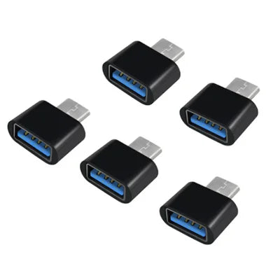 1/5 PCS New Universal Type-C to USB 2.0 OTG Adapter Connector for Mobile Phone USB2.0 Type C OTG Cable Adapter