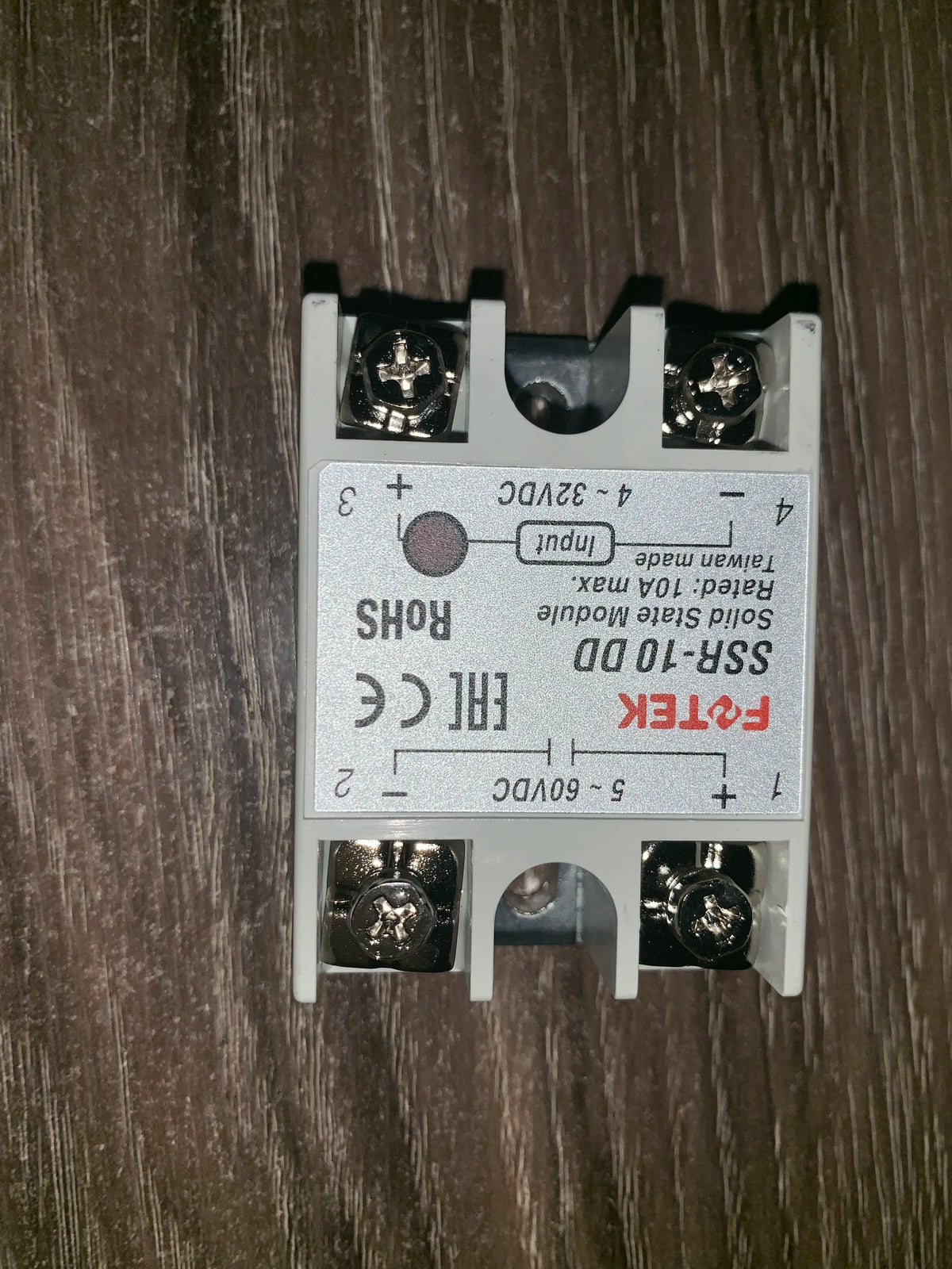 SSR-10DD   New original Taiwan FOTEK SCR module economical solid state relay