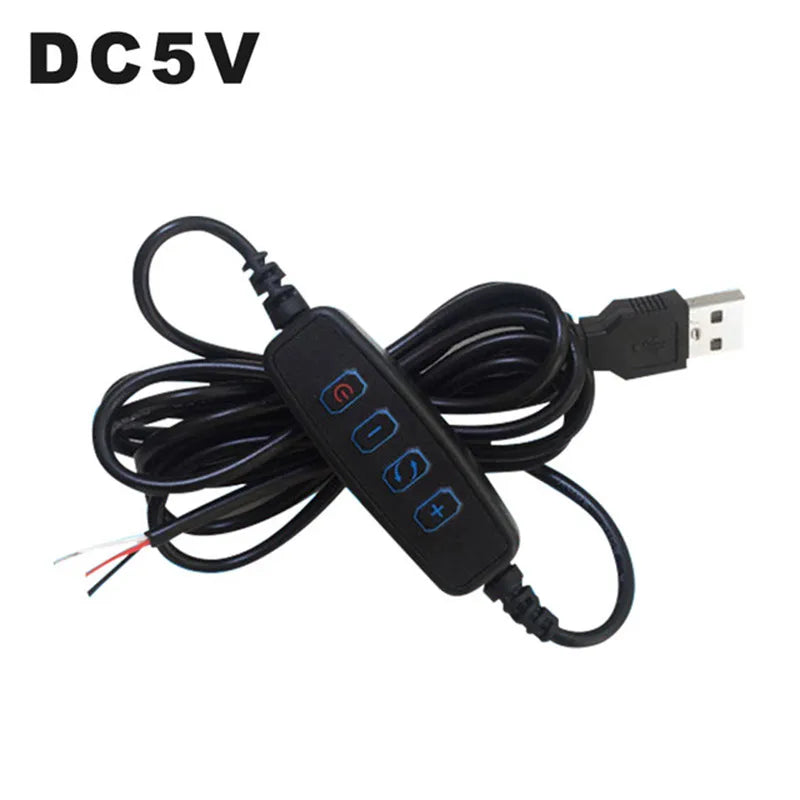 DC5V Dimmable LED Chips 5730 SMD LED Lamp 5W 6W 10W LED Light Beads White Warm White DIY Light Adjustable LED Bulb USB Dimmer
