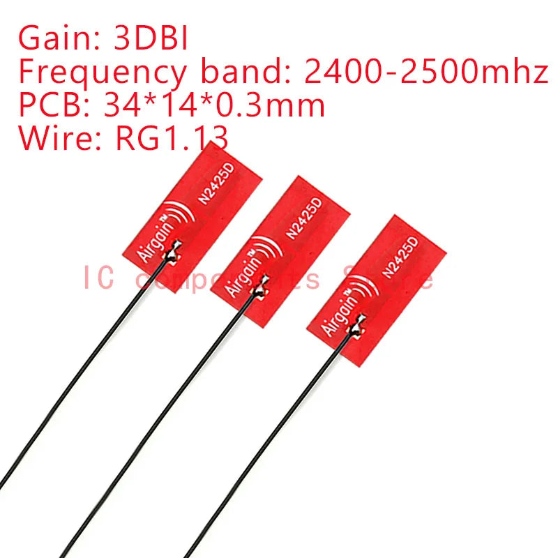 5PCS 2.4Ghz 4G 5G WIFI Internal Antenna FPC PCB 5dBi 8dBi IPX Connector Solder Omni Buletooth Antenna 3dBi IEEE b/g/n WLAN