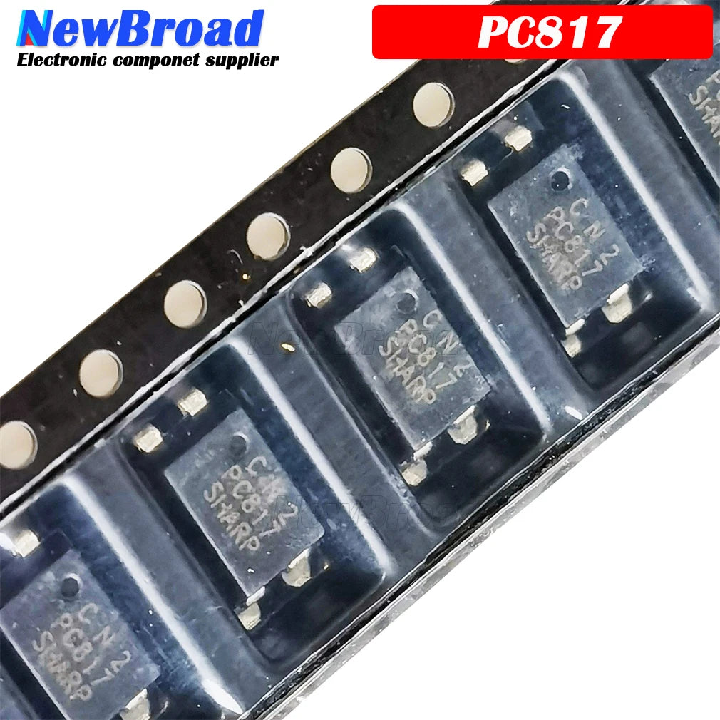 50PCS PC817 EL817 EL817C SOP-4 PC817B SMD Optical Isolator Optocoupler