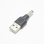1pcs Commonly Used USB Set 5.5*2.1/5.5x2.1mm Female Jack to USB 2.0 Male Plug DC Power Male to Female Connector Adapter