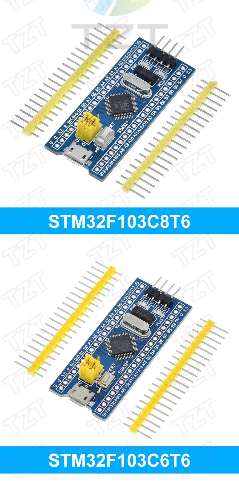 1/3pack STM32F103C6T6 STM32F103C8T6 ARM STM32 Minimum System Development Board Module For Arduino