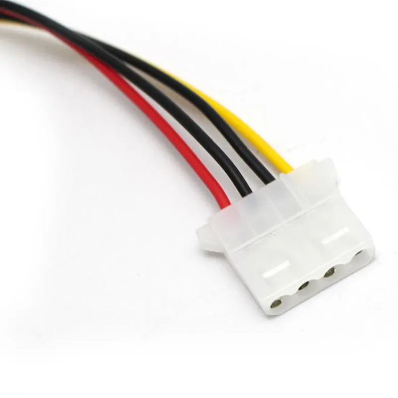 15 Pin SATA Male to Molex IDE 4 Pin Female Adapter Extension Power Cable IDE to Serial Motherboard ATA Computer HDD Hard Disk