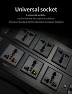 TODN Audio Noise AC Power Filter Power Conditioner Power Purifier Surge Protection with EU Outlets Power Strip