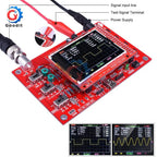 Fully Assembled Digital Oscilloscope 2.4" TFT LCD Display with Alligator Probe Test Clip Transparent Acrylic Case