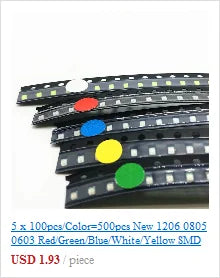 50pcs/lot 3296W Series 500R 1K 2K 5K 10K 20K 50K 100K 200K 1M Multi-turn Potentiometer 10K Variable Resistors with Box Set