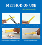 1M 3:1 Heat Shrink Tube with Glue Adhesive Lined  Dual Wall Tubing Sleeve Wrap Wire Cable Kit Yellow Green Dual Wall