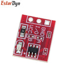5Pcs TTP223 Touch Key Switch Module Touching Button Self-Locking/No-Locking Capacitive Switches Single Channel Reconstruction