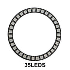 WS2812B 8/16/24/35/45 Leds Pixel Ring Addressable Led Modules WS2812 IC RGB Full Color Round Led Circle DC5V