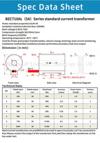 Din rail Current Transformer 0.2 class BZCT10AL-10/5 15/5 20/5 30/5 50/5 high precision AC CT 5A ring type current sensor