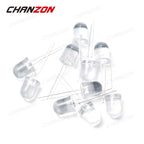 10pcs 10mm IR LED Emitting Diode 850nm Infrared Light Phototransistor Transmitter Emitter for Night Vision CCTV Camera Remote