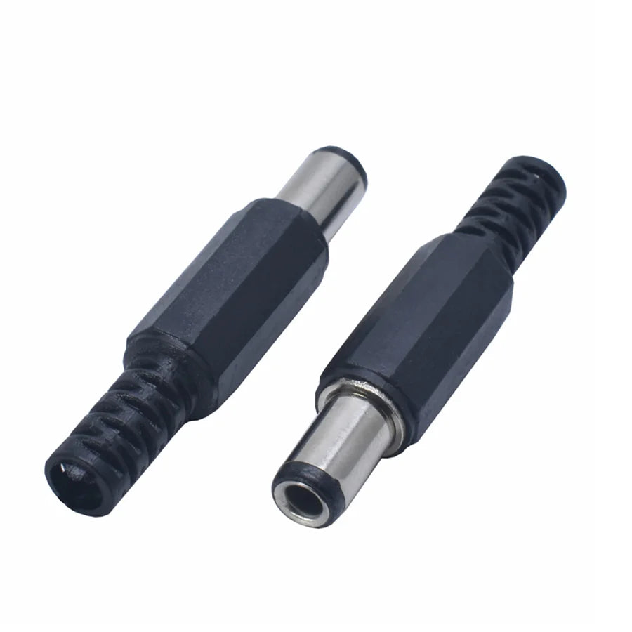 1/5/10pcs DIY 6.3 MM x 3.0 MM DC Power Plug Female Wire Cable Solder Connector Adapter Barrel Length 9.5 MM