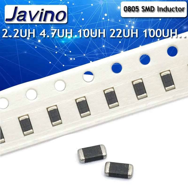 50-500PCS 0805 smd stack inductor 47nh 100nh 1uh 2.2uh 4.7uh 10uh 22uh 100uh 10%