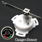 52mm 0-190ohm Waterproof Boat Marine Rudder Angle Indicator With Rudder Angle Sensor 7 color Backlight for Car Truck 12V/24V