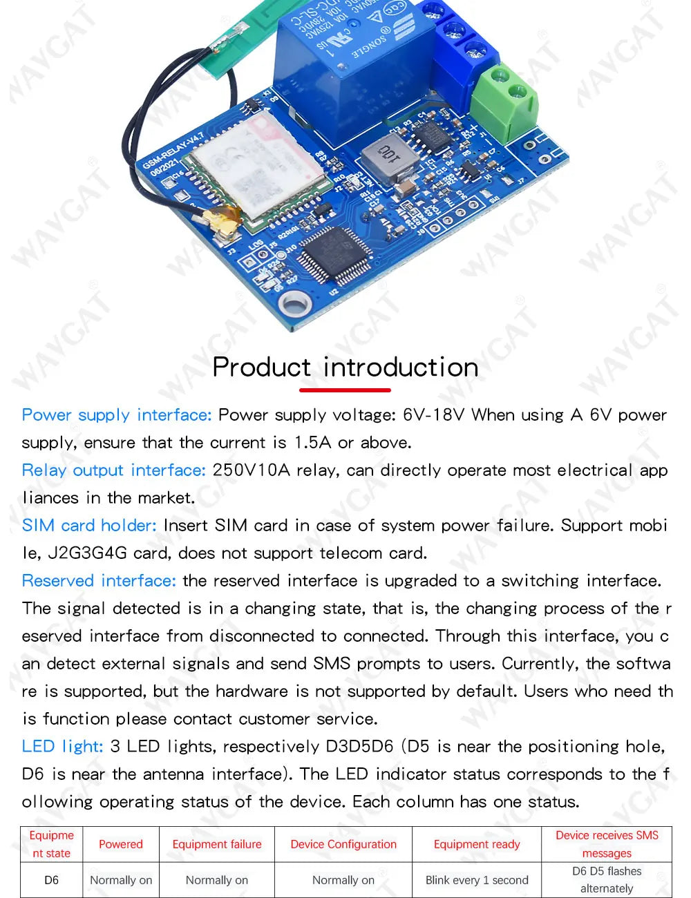 1/2 Channel Relay Module Sms Gsm Remote Control Switch Sim800C Stm32F103C8T6   for Greenhouse Oxygen Pump