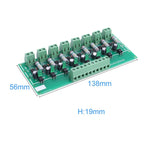 8 Channel Optocoupler Isolation Module Signal Voltage Converter PNP NPN Low High Level Output AC 110V 220V DC 3.3V 5V 12V 24V