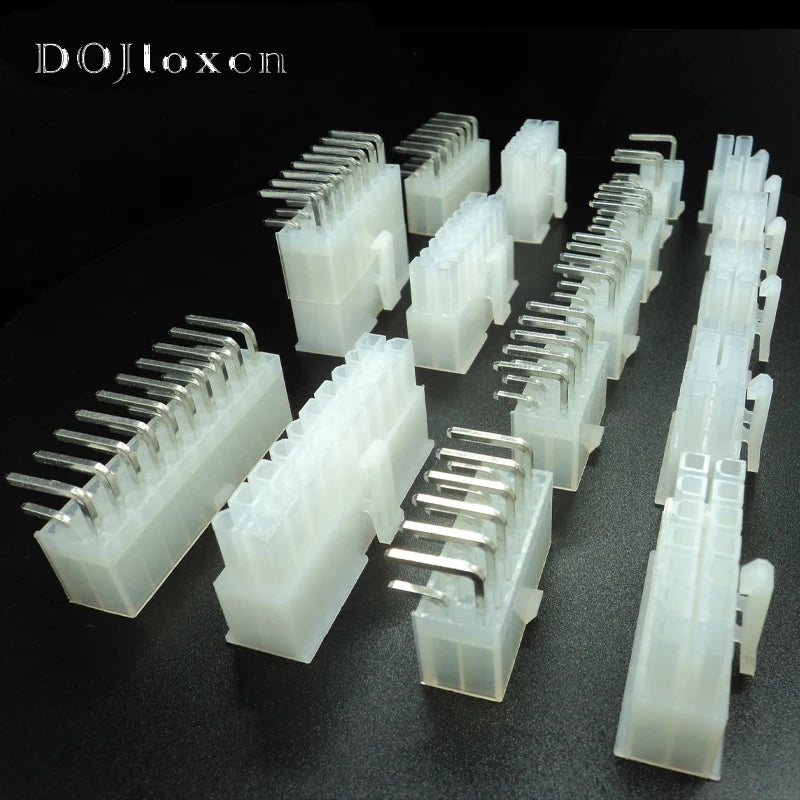 5 Sets Molex Automotive Wire Connector Plug 5557 Series 2P 4P 6P 8P 10P 12P 14P 16P 18P 20P 22P 24P 4.2mm Male  Female Socket