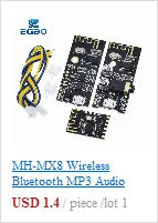 EGBO XY-WRBT Audio Receiver Board, Bluetooth 5.0, MP3 Lossless Decoder, Wireless Stereo Music Module