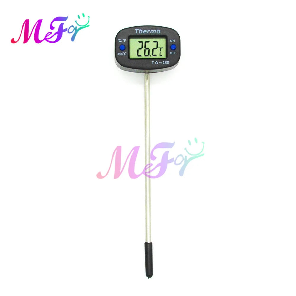 Digital Food Thermometer Electronic Probe with LCD Display for Kitchen Baking Cooking & Grill Liquid Temperature Meter Tool
