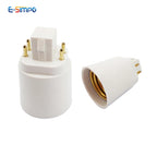2pcs Gu10 E12 E17 E14 E26 E27 B22 G24D G23 GX24Q GU24 T5 T8 E40 Fireproof LED lamp Holder Converter Light Bulb Socket Adapter