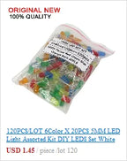 33ValuesX 20PCS=660PCS 1206 SMD Resistor Kit Assorted Kit 1ohm-1M Ohm 1%  Sample Kit