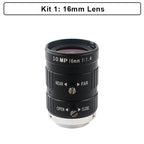 Raspberry Pi High Quality Camera 12.3MP IMX477 Sensor Camera with Telephoto/Wide Angle/HD Zoom Telephoto Lens for Pi 4B/3B+/Zero