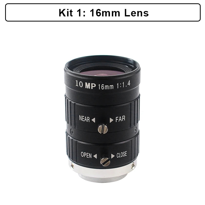 Raspberry Pi High Quality Camera 12.3MP IMX477 Sensor Camera with Telephoto/Wide Angle/HD Zoom Telephoto Lens for Pi 4B/3B+/Zero