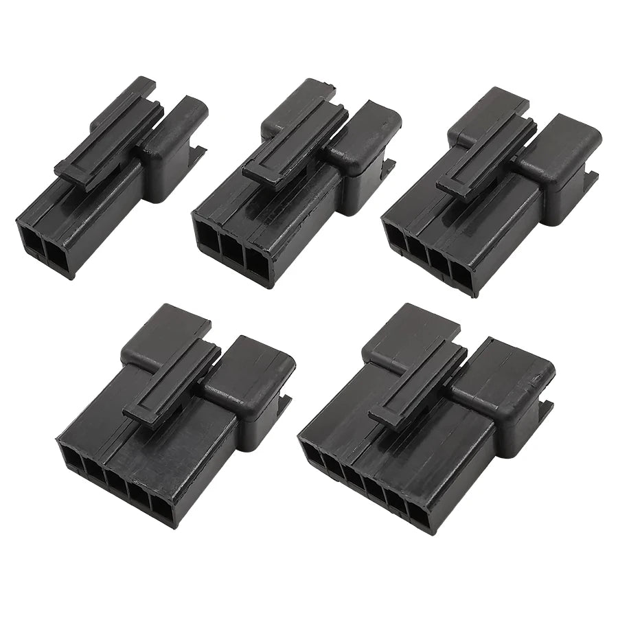 10 Sets JST SM 2.54mm 2/3/4/5/6/7/8Pin Male Female Plug Socket Housing Terminal Connector SM-2P SM-2R JST SM2.54