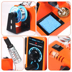 YIHUA 926LED-III Digital Electric Soldering Iron Kit with Helping Hands 960I Adjustable Temperature Portable Soldering Station