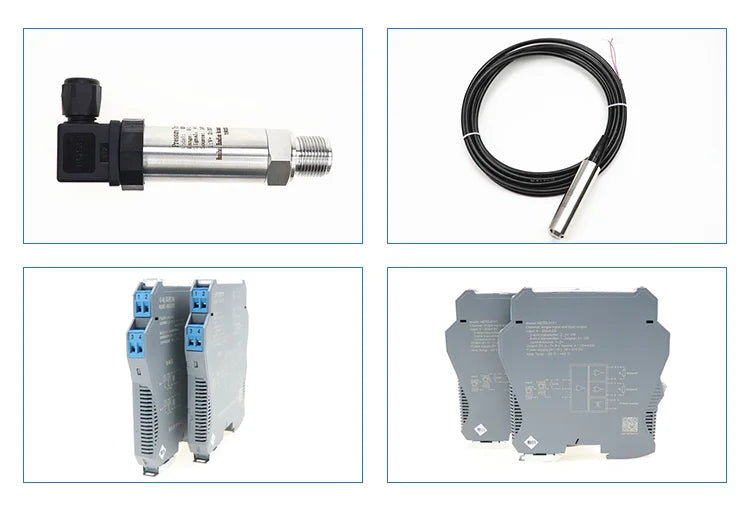 Waterproof Pressure Sensor With 0.1~6 Mpa Test Range 0.5% Accuracy and Diffused Silicon Core Differential Pressure Sensor