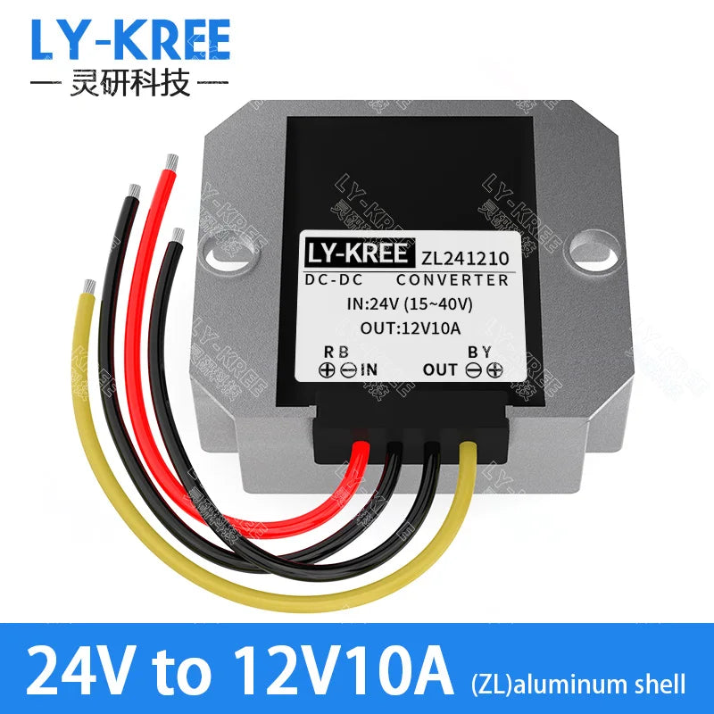LY-KREE 24v to 12v converter 1A 3A 5A 10A 20A 30A 40A step-down module dc dc 24v to 12v step down converter dc power supply