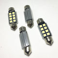 4pcs car Festoon 31mm 36mm 39mm 41mm  8 smd LED ERROR FREE 5630 5730 CANbus C5W led interior reading white ice blue  dome lamps