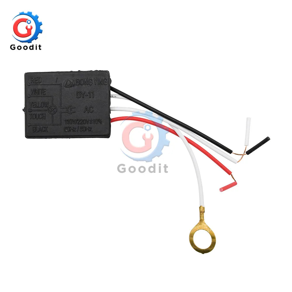 AC220V 1A Electrical Equipment Table light Parts On/off 1/4 Way Touch Control Sensor Desk light Parts Touch for Bulb Lamp Switch