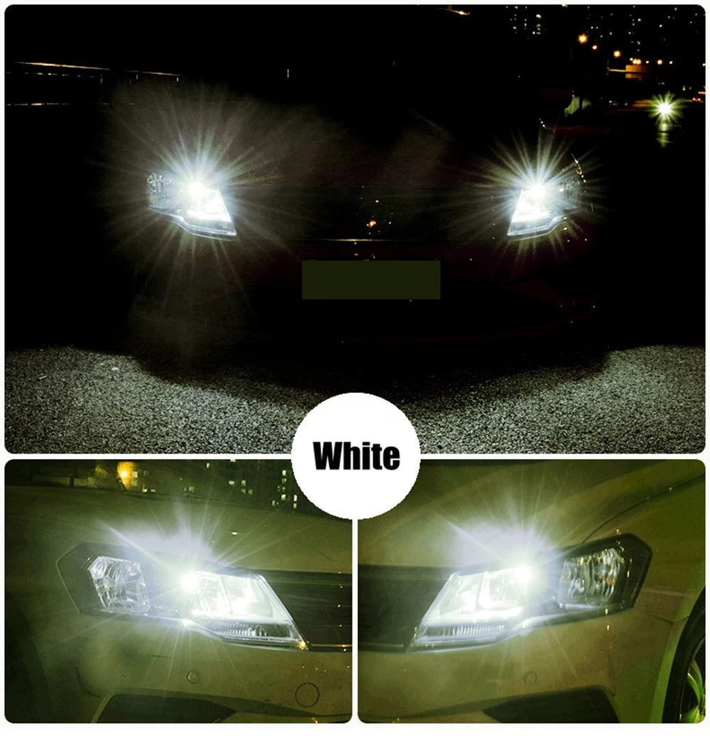 2Pcs T10 LED W5W Led Bulbs WY5W Super Bright CSP 1860 Chips 1000Lm Canbus Car Parking Lights Auto Dome Lamp White Red Yellow 12V