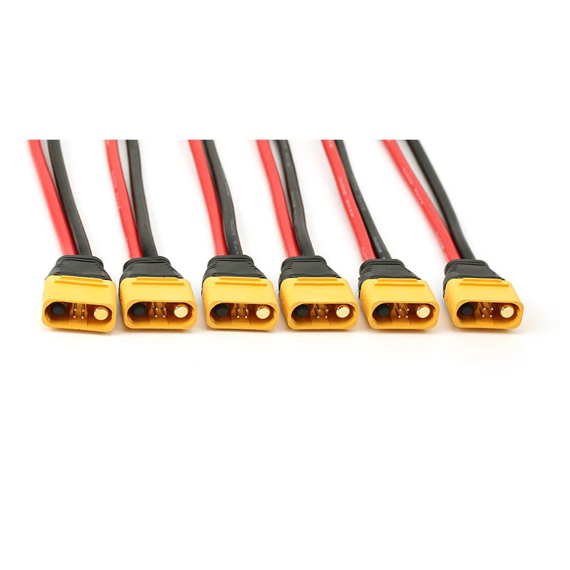 AMASS XT90 Female turn AS150U anti-fire wire for drone battery charger
