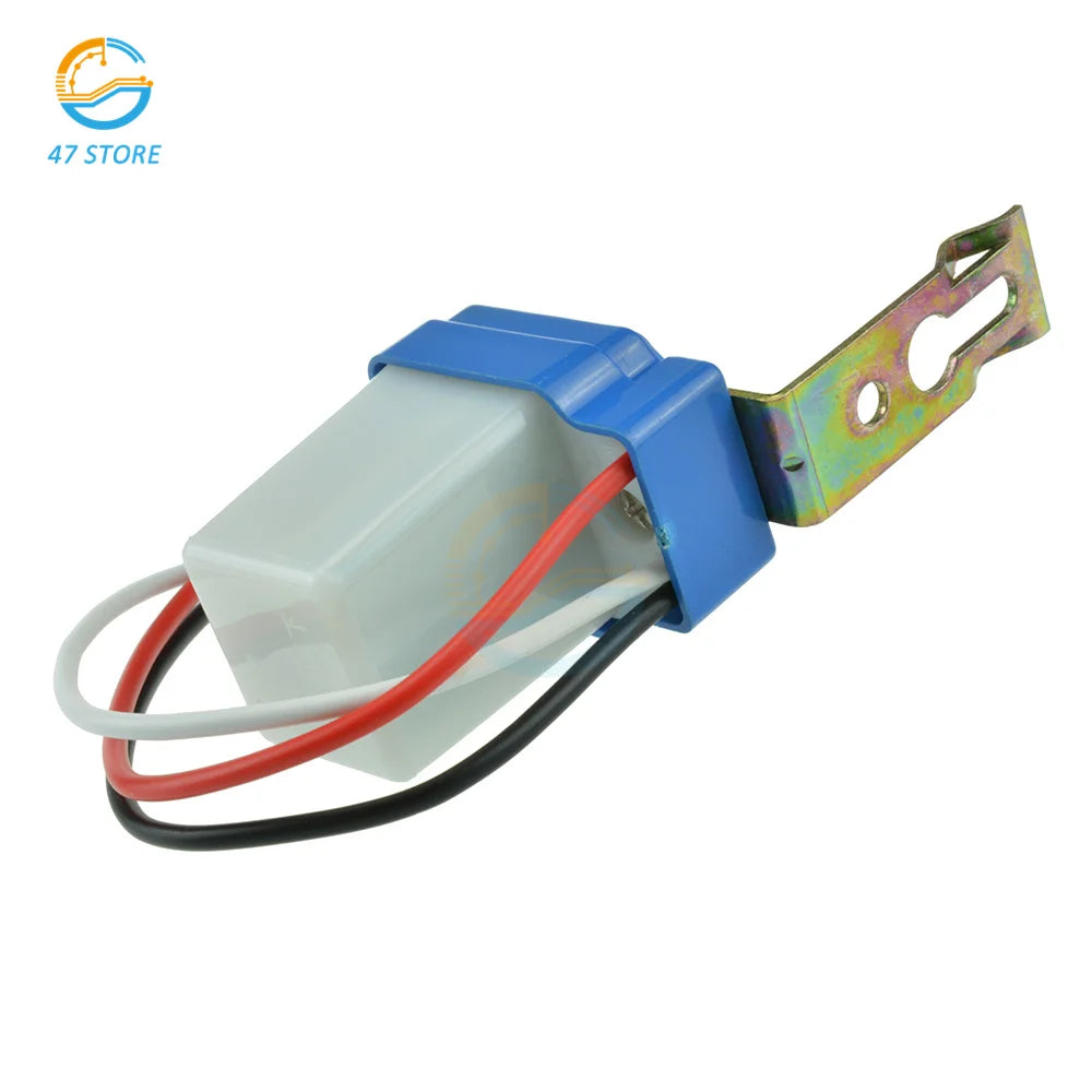 Automatic On Off Photocell Street Lamp Light Switch Controller DC12V AC 220V 50-60Hz 10A Photo Control Photoswitch Sensor Switch